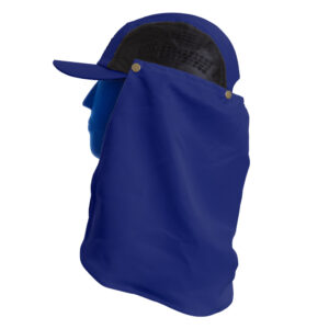 BONÉ COM CASQUETE - LEGIONÁRIO PALA NUCA E PESCOÇO REMOVIVEL - AZUL ROYAL
