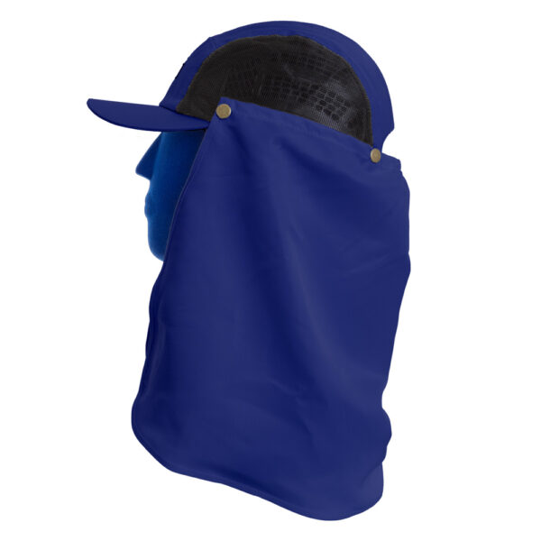 BONÉ COM CASQUETE - LEGIONÁRIO PALA NUCA E PESCOÇO REMOVIVEL - AZUL ROYAL